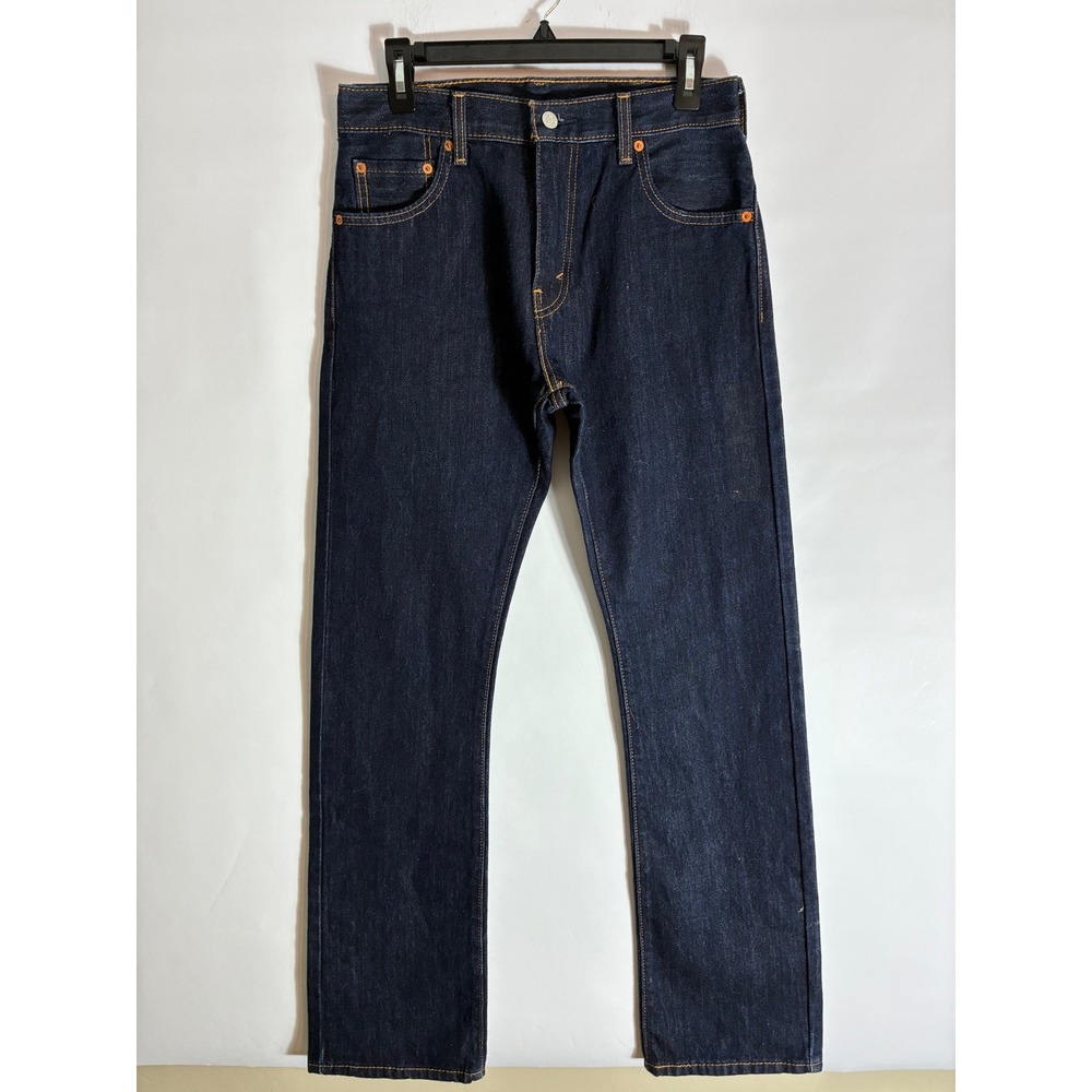 Levis 517 Bootcut Jeans Mens 30x34 Dark Wash Indigo Denim Western Slim Fit